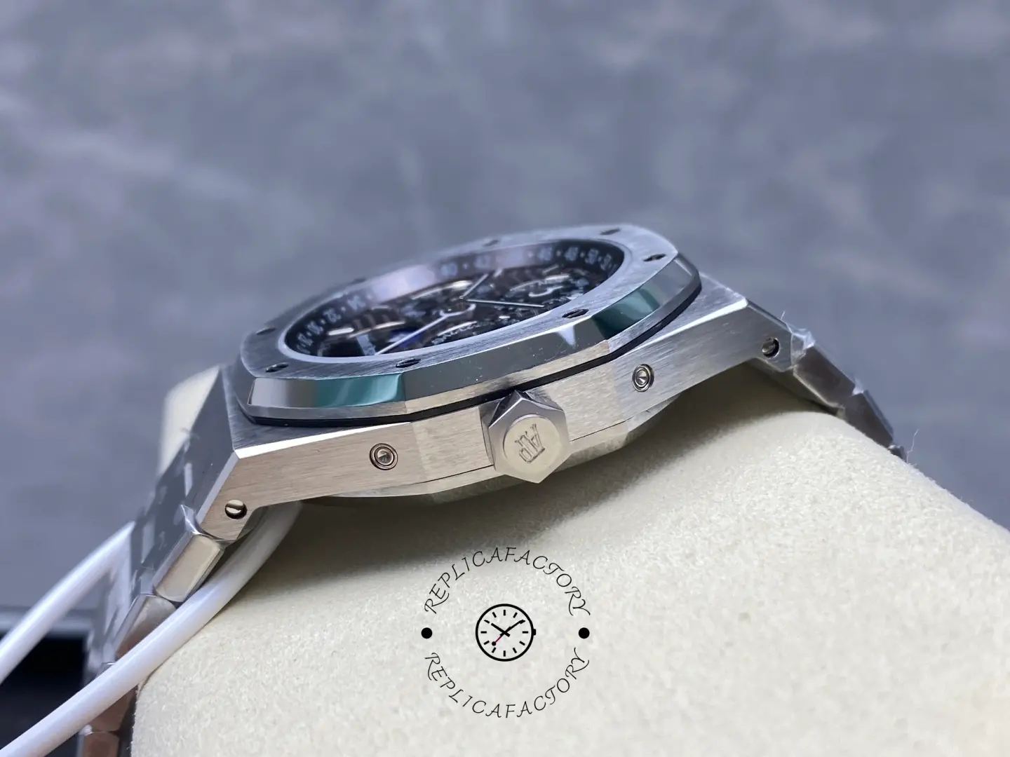 AP Royal Oak Perpetual Calendar Smoky Gray Dial 26574TI.OO.1220TI.01 Replica