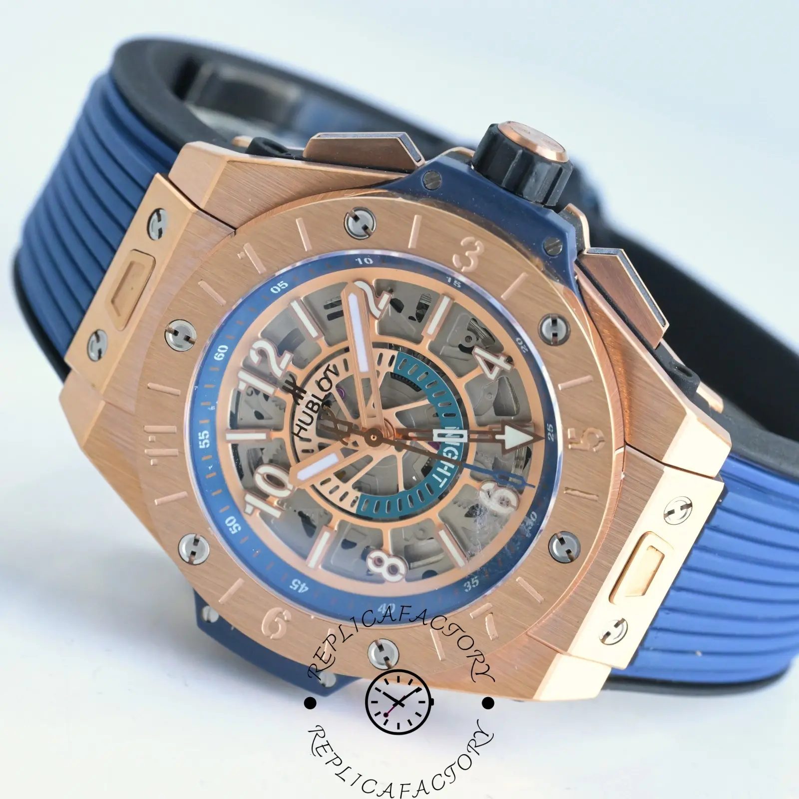 1:1 Clone Hublot Big Bang 471.OX.7128.RX Unico Skeleton Watch