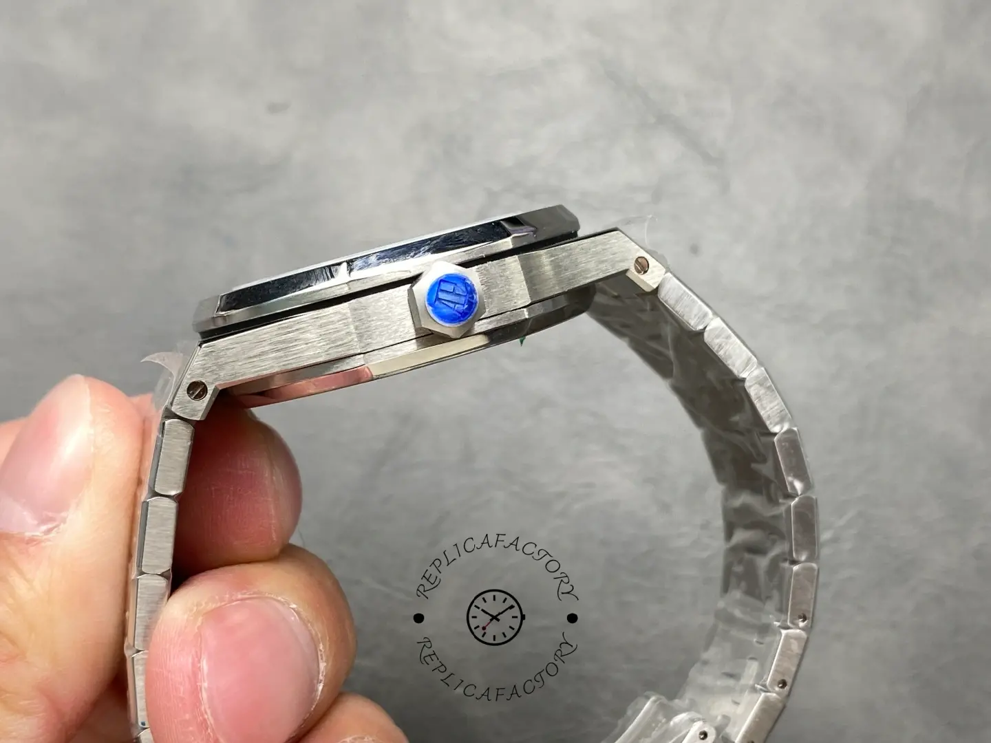 AP Royal Oak Replica 37mm 15550ST.OO.1356ST.08 Ice Blue Dial