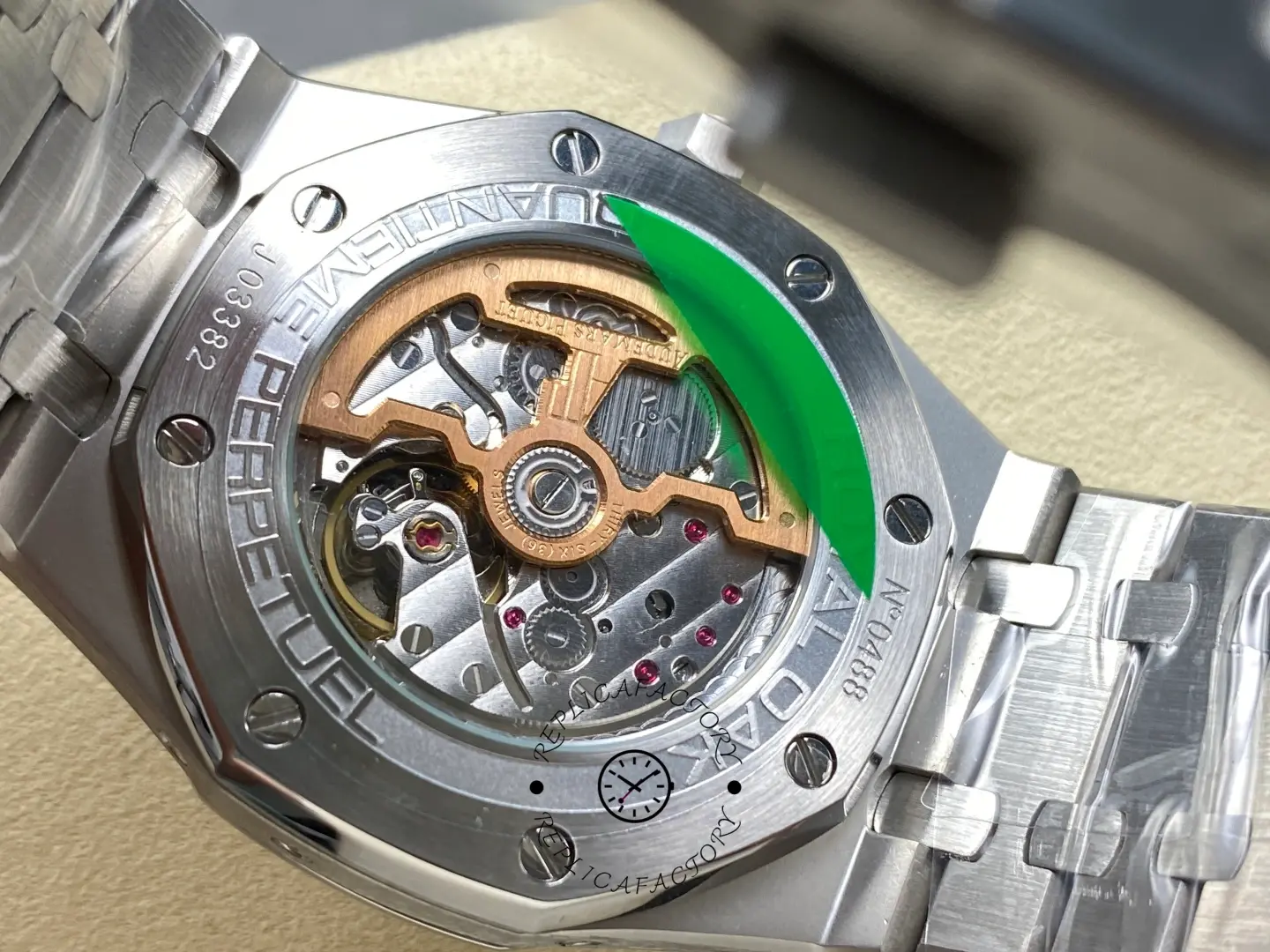 AP Royal Oak Perpetual Calendar 1:1 Clone 26598BC.ZZ.1220BC.01 Diamond Bezel