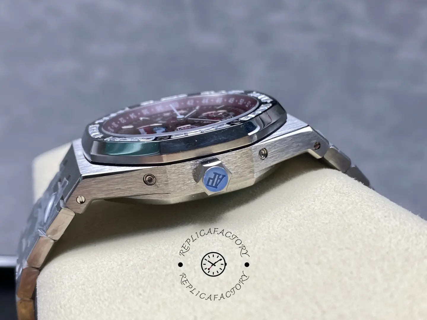AP Royal Oak Perpetual Calendar 1:1 Clone 26598BC.ZZ.1220BC.01 Diamond Bezel
