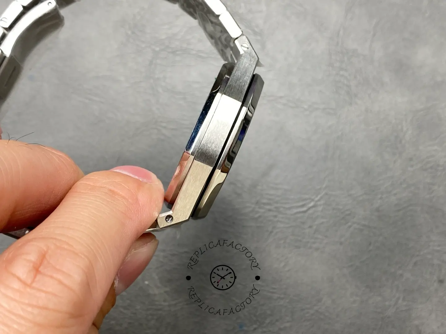 AP Royal Oak Replica 37mm 15550ST.OO.1356ST.08 Ice Blue Dial