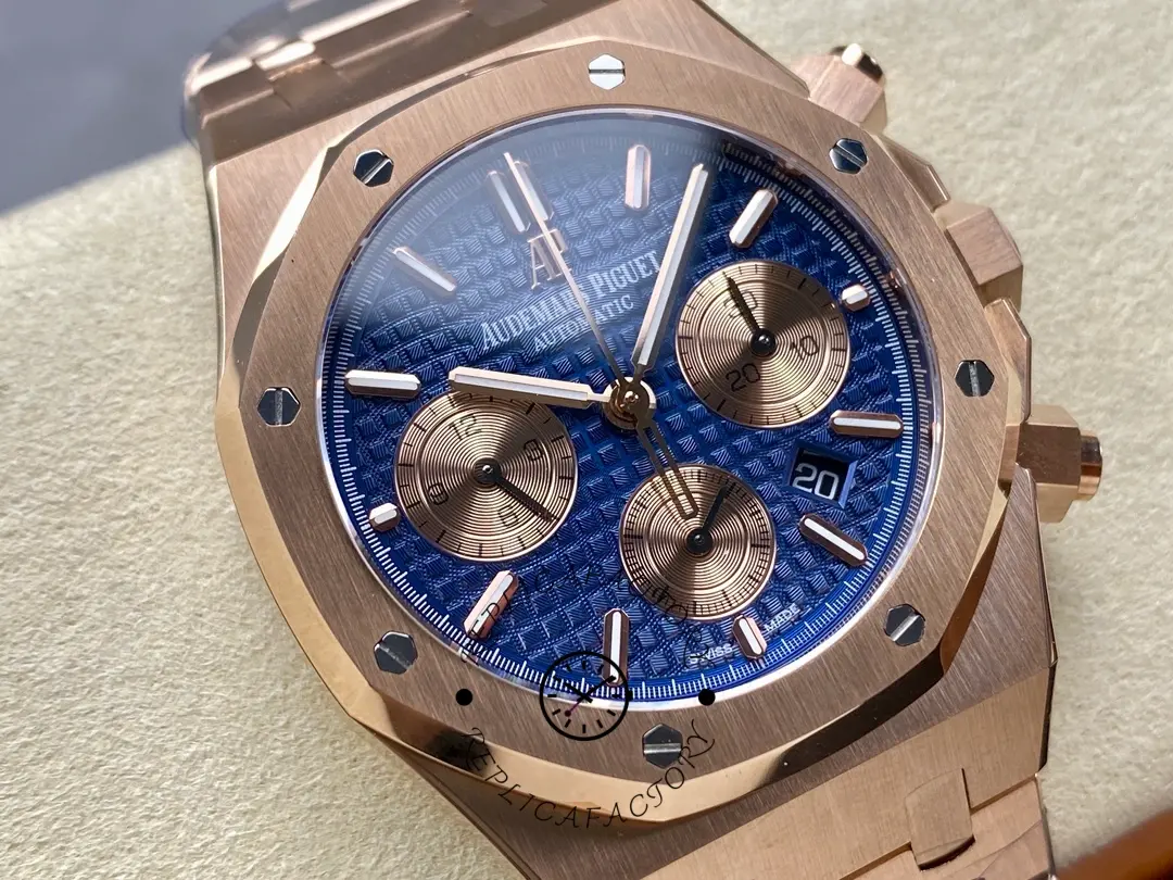 AP Royal Oak Chronograph Rose Gold 26331OR.OO.1220OR.01 Replica 41 Luxury Watch