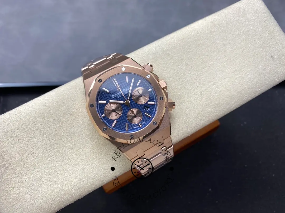 AP Royal Oak Chronograph Rose Gold 26331OR.OO.1220OR.01 Replica 41 Luxury Watch