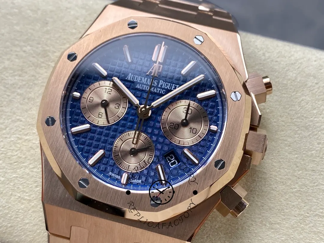 AP Royal Oak Chronograph Rose Gold 26331OR.OO.1220OR.01 Replica 41 Luxury Watch