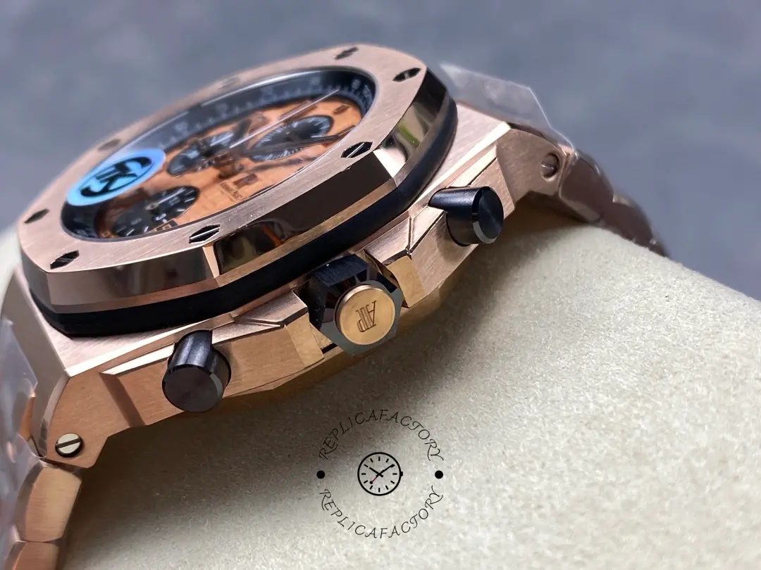1:1 Clone AP Royal Oak Offshore 26470OR.OO.1000OR.01 Chronograph Rose Gold 42mm