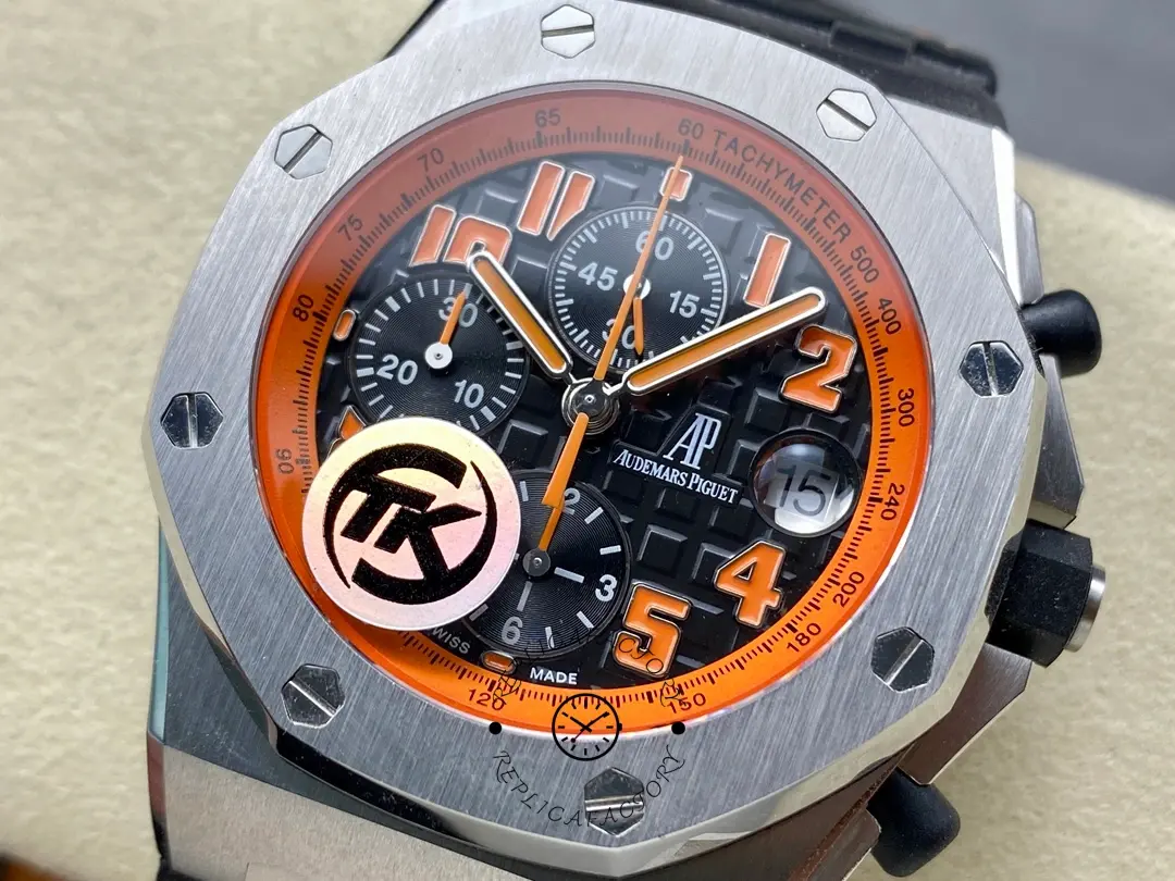 AP Royal Oak Offshore Replica 26170ST.OO.D101CR.01 Chronograph Volcano Black Dial