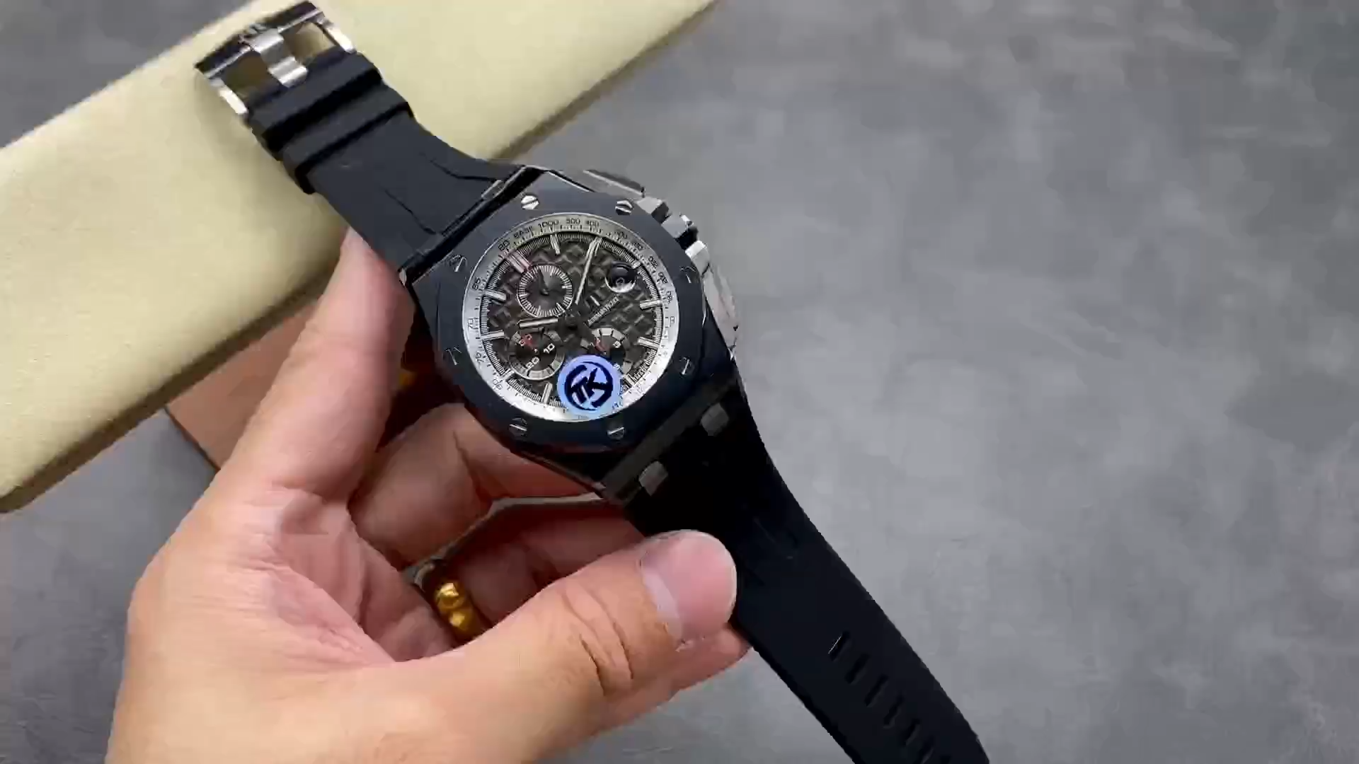 AP Royal Oak Offshore 26405CE.OO.A002CA.01 44mm Grey Dial Two Tone Watch 1:1 Clone