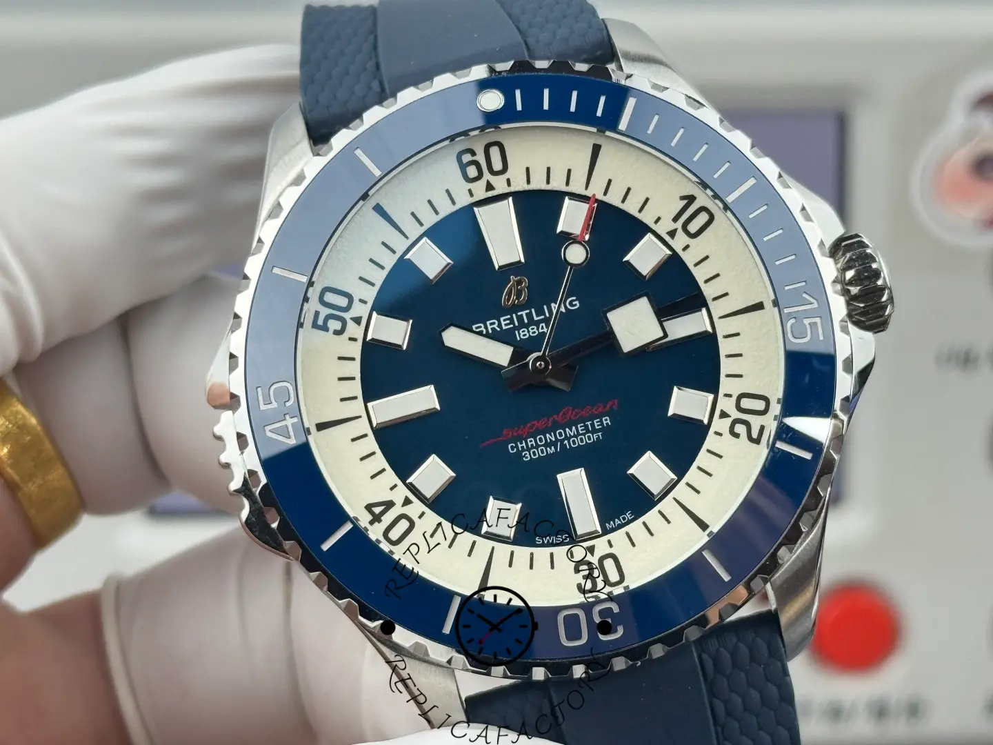 Breitling Superocean A17378211B1S1 Replica Blue Diver Watch