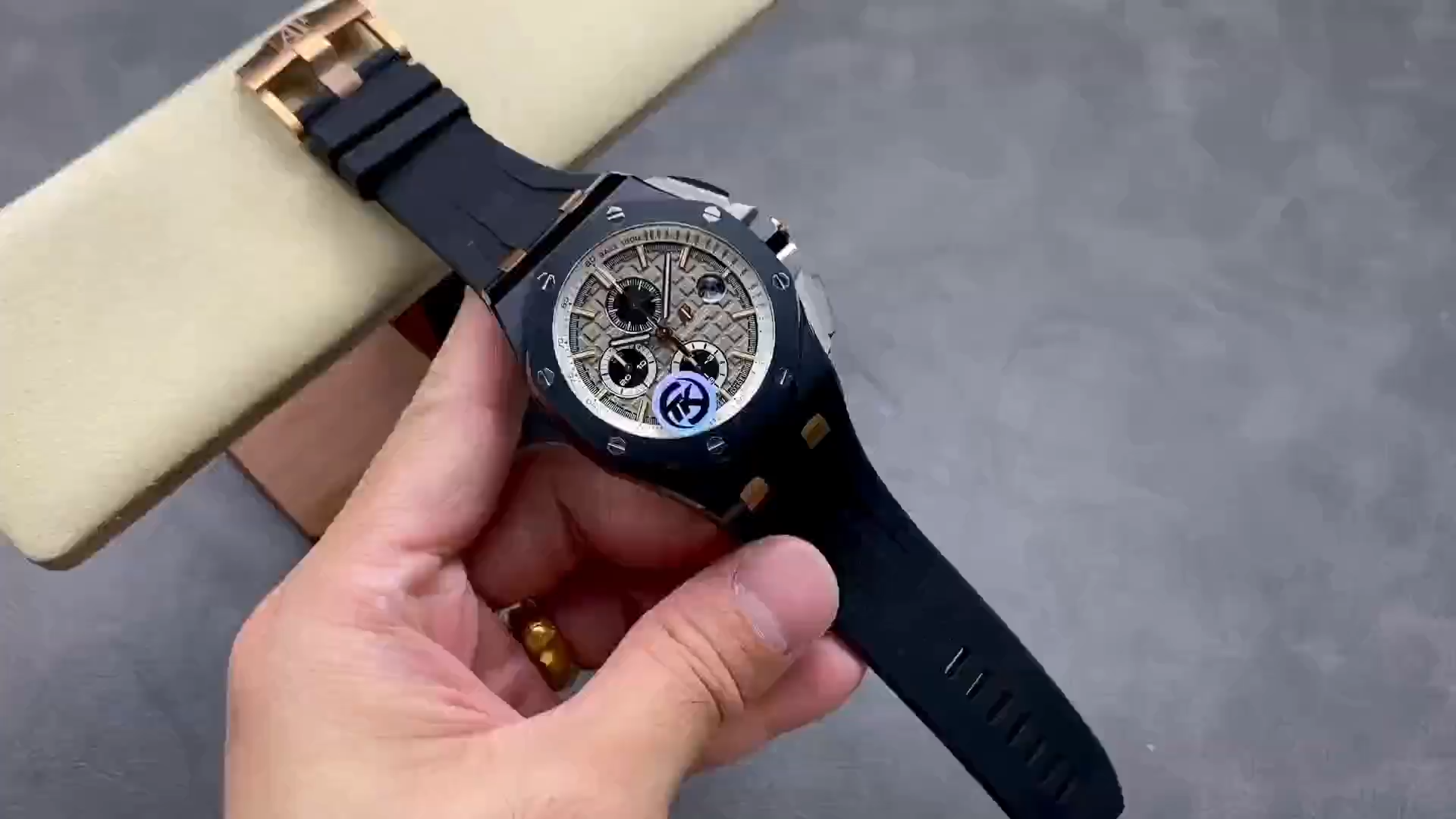 AP Royal Oak Offshore 1:1 Clone Pride Of Germany 44mm 26415CE.OO.A002CA.01 Grey Dial