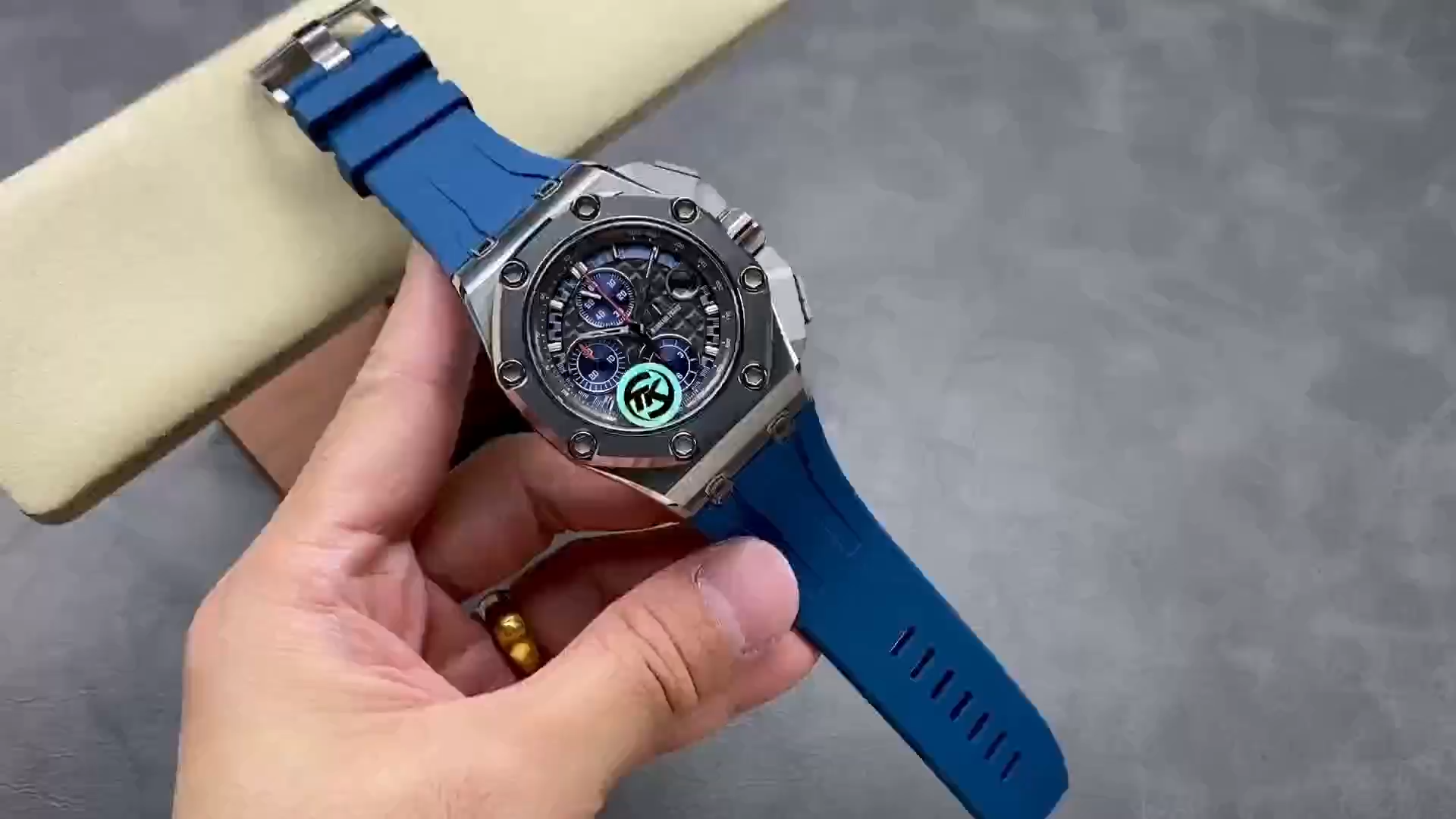 Replica AP 26568PM.OO.A021CA.01 Royal Oak Offshore Chronograph Schumacher Platinum