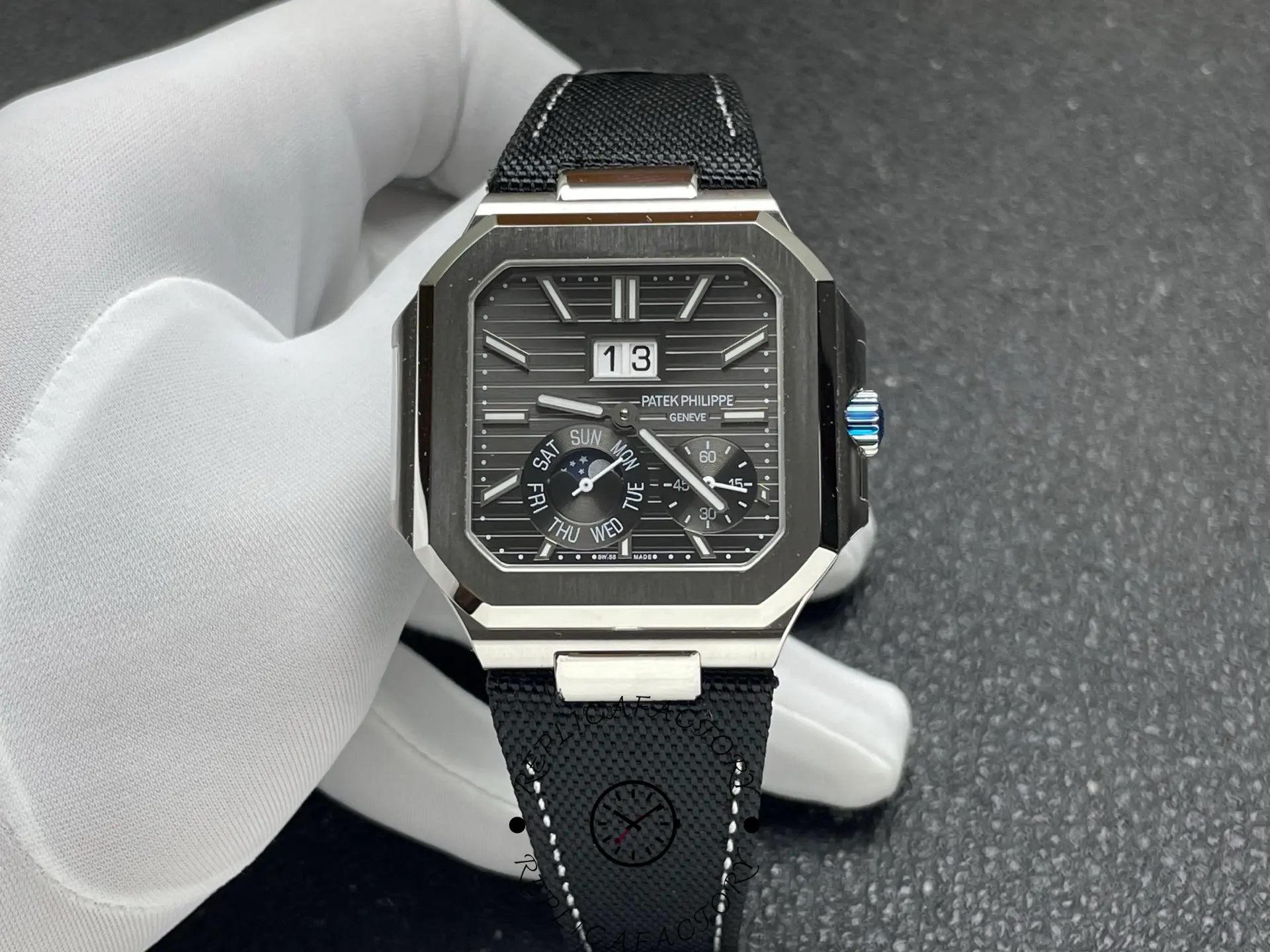 Clone Patek Philippe Cubitus 5822P Grey Dial Watch