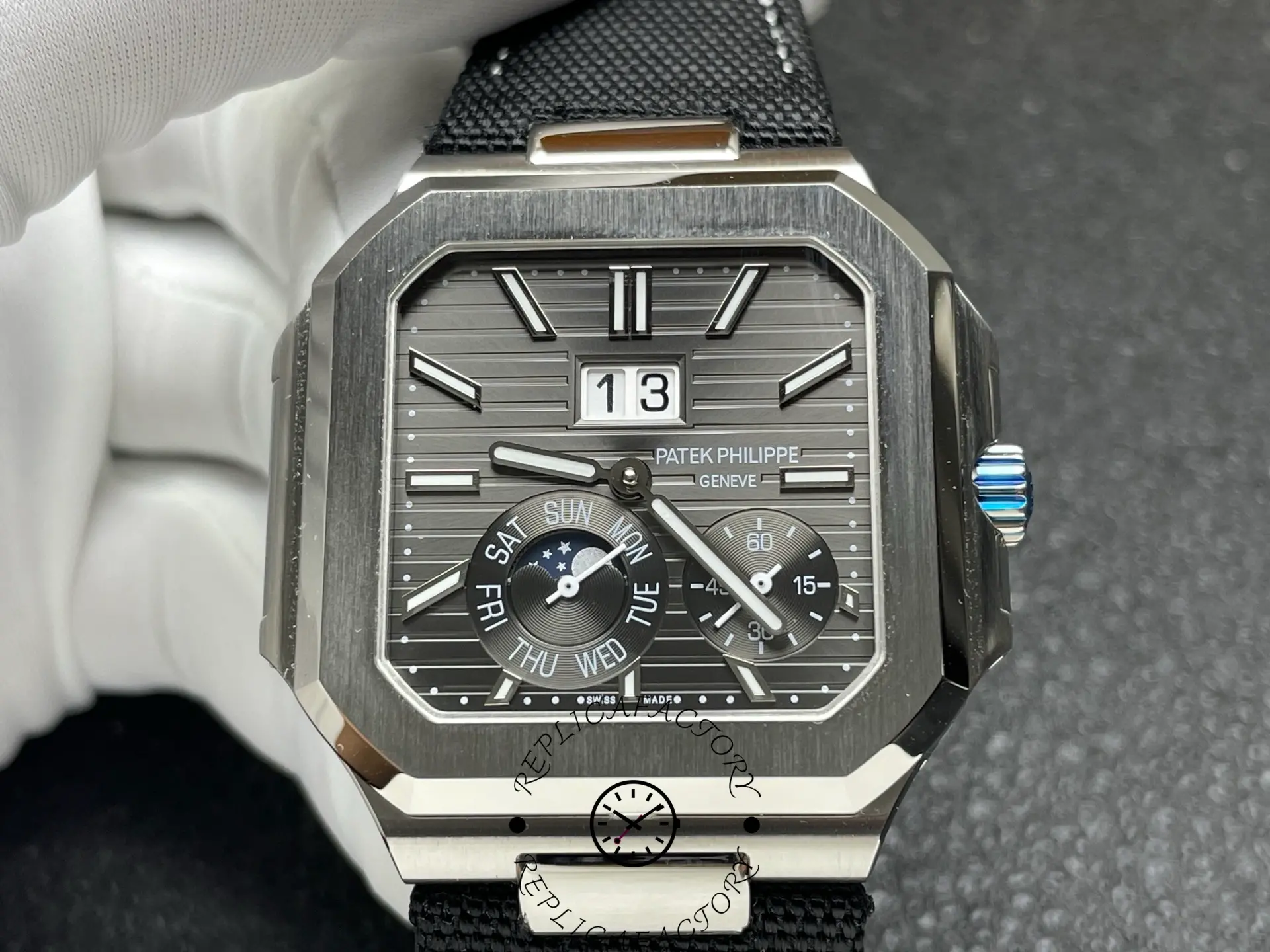 Clone Patek Philippe Cubitus 5822P Grey Dial Watch