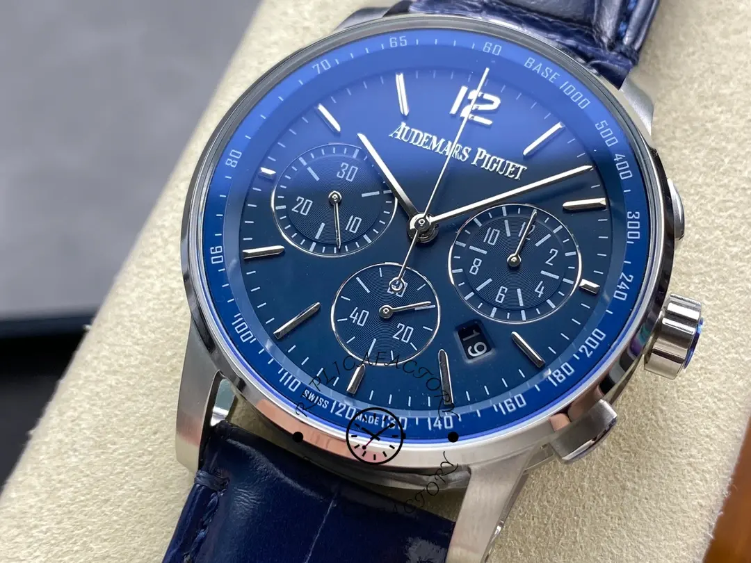 1:1 Clone AP Code 11.59 Chronograph 41mm 26393BC.OO.A321CR.01 Leather Strap