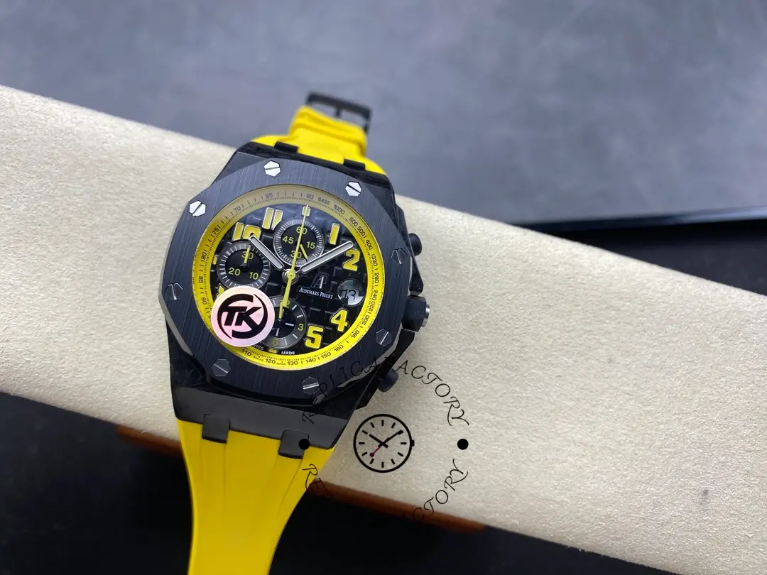 AP Royal Oak Offshore Bumblebee 42MM Rubber Strap 26176FO.OO.D101CR.02 Replica