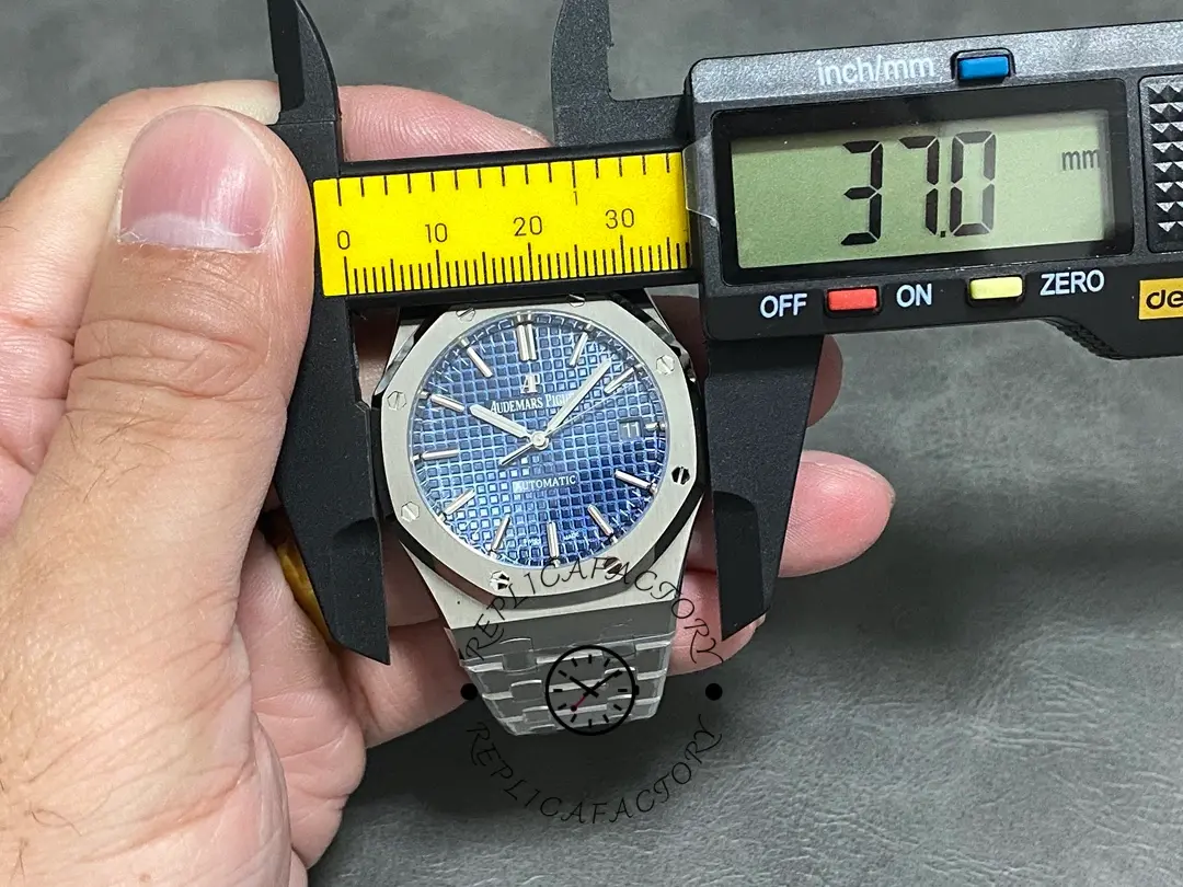 AP Royal Oak 37 Blue Dial 15450ST.OO.1256ST.03 Automatic 1:1 Clone Watch