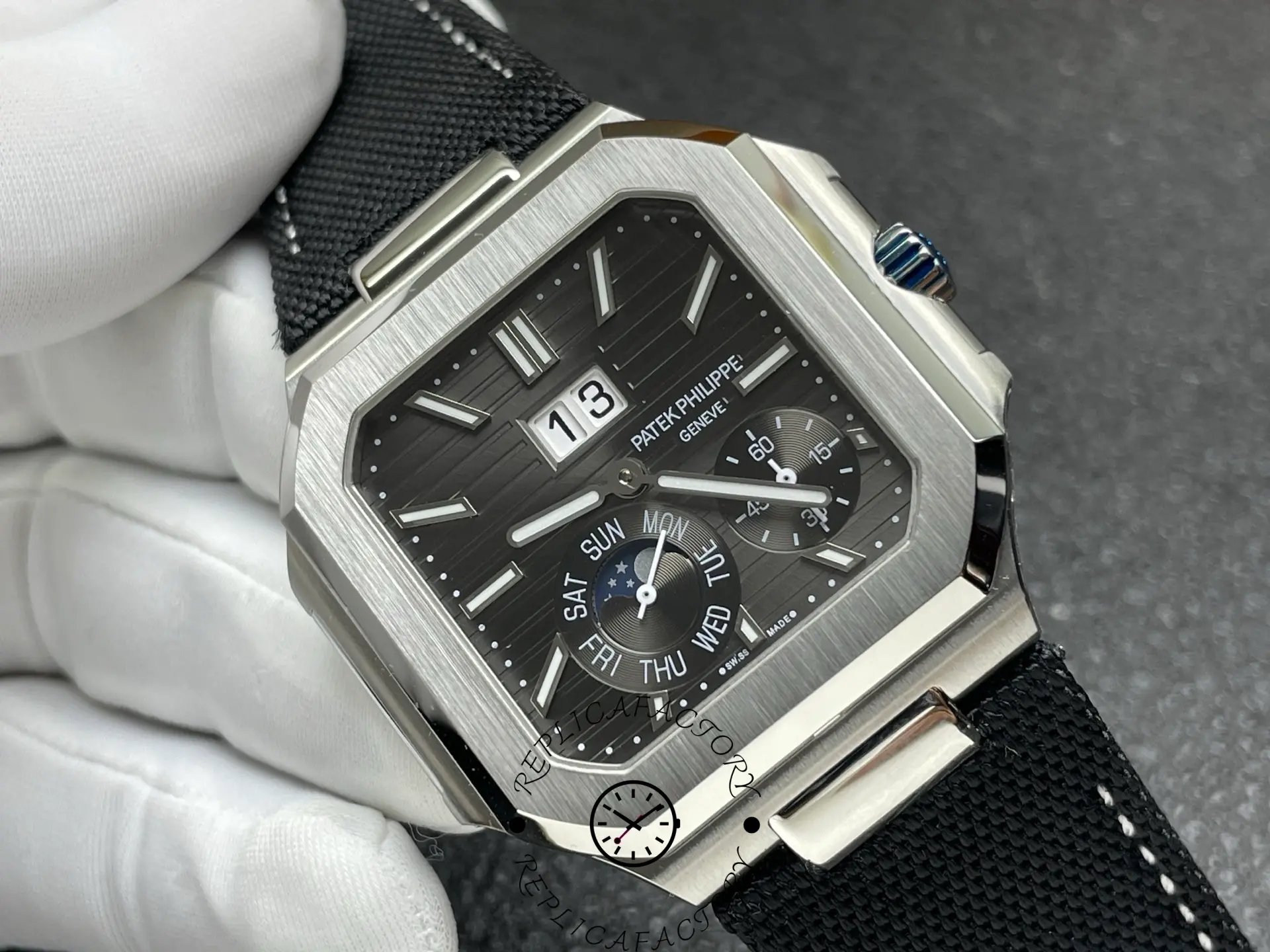 Clone Patek Philippe Cubitus 5822P Grey Dial Watch
