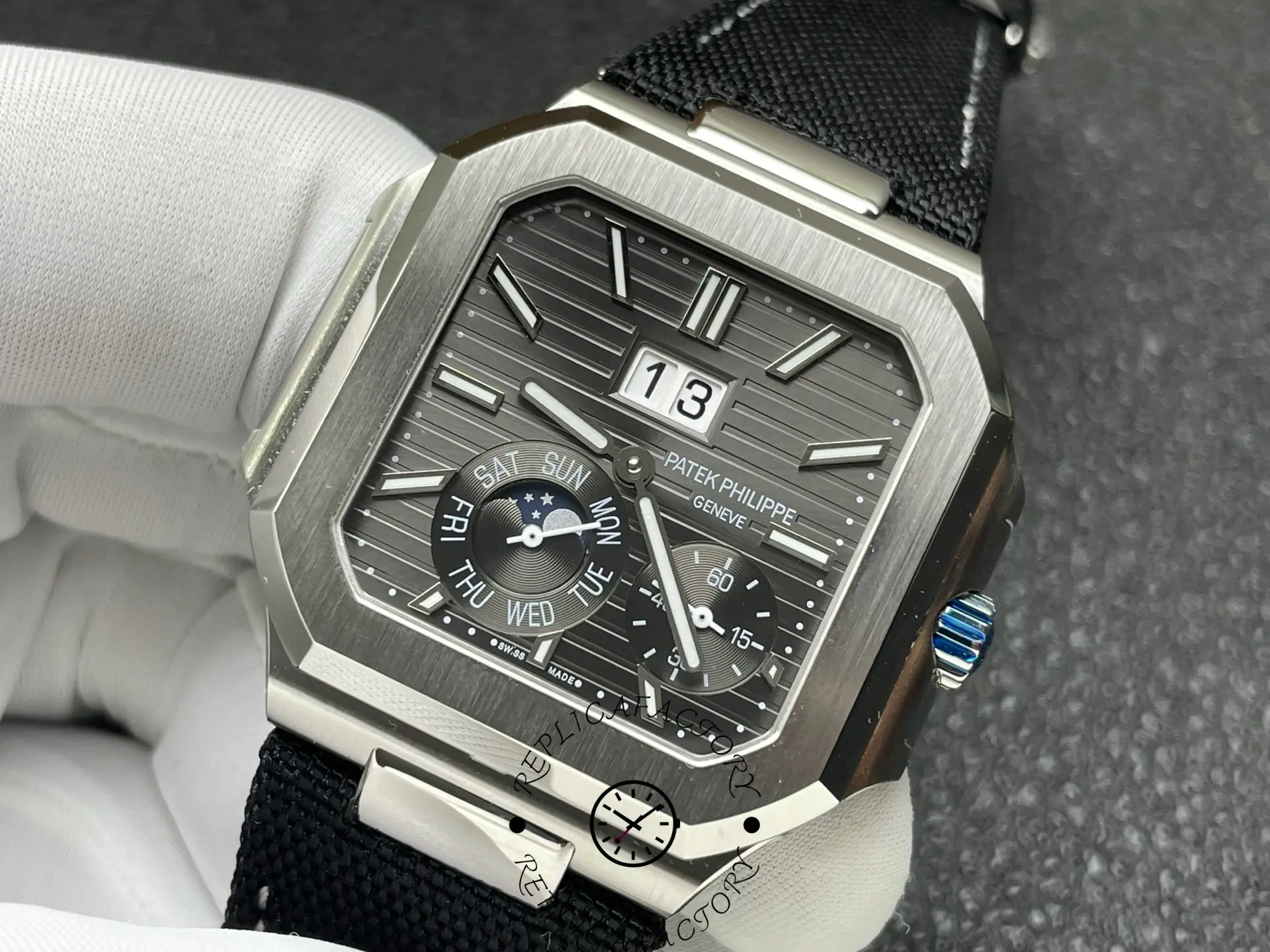Clone Patek Philippe Cubitus 5822P Grey Dial Watch
