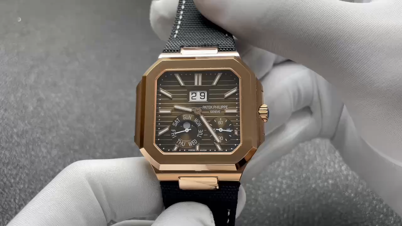 Replica Patek Philippe Cubitus 5822R Brown Dial Annual Calendar Watch