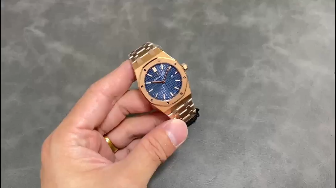 Replica AP Royal Oak 41 Automatic Blue Dial 15500OR.OO.1220OR.01