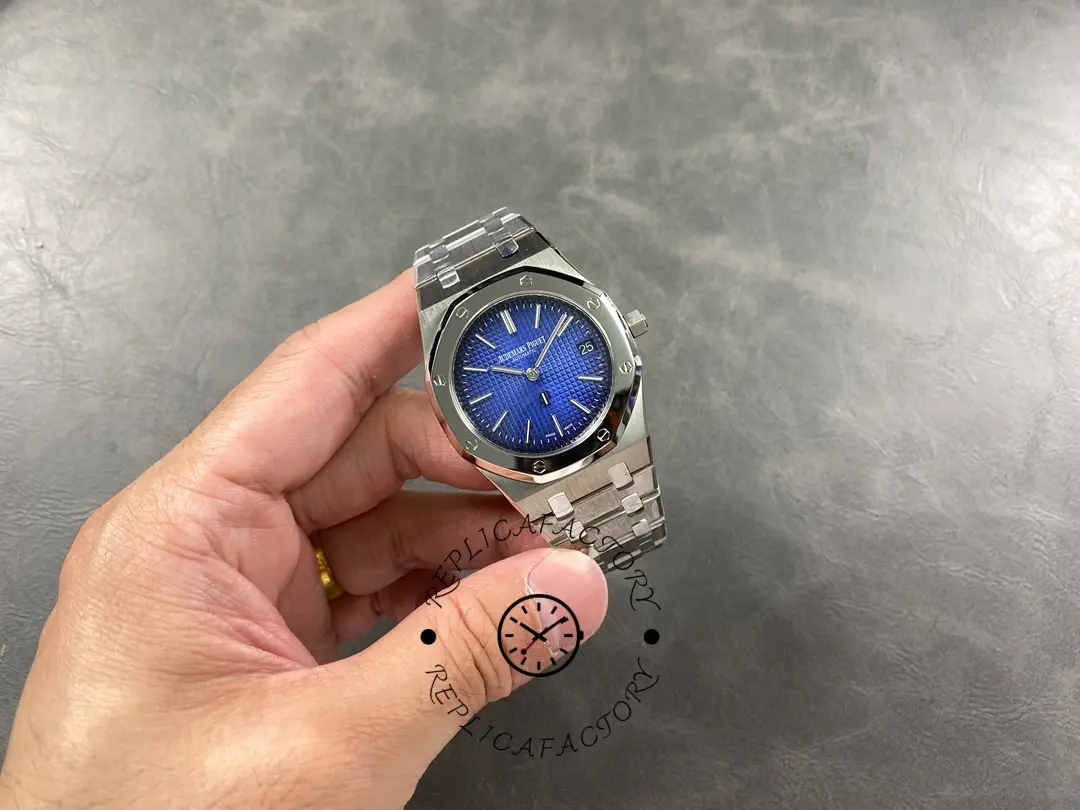 AP Royal Oak 15202ST.OO.1240ST.01 Jumbo Extra Thin 1:1 Clone 39 Blue Watch