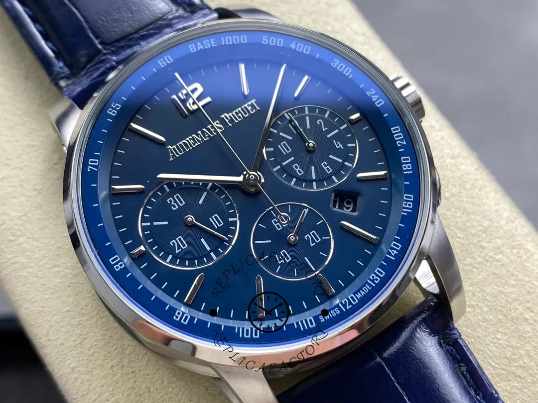 1:1 Clone AP Code 11.59 Chronograph 41mm 26393BC.OO.A321CR.01 Leather Strap