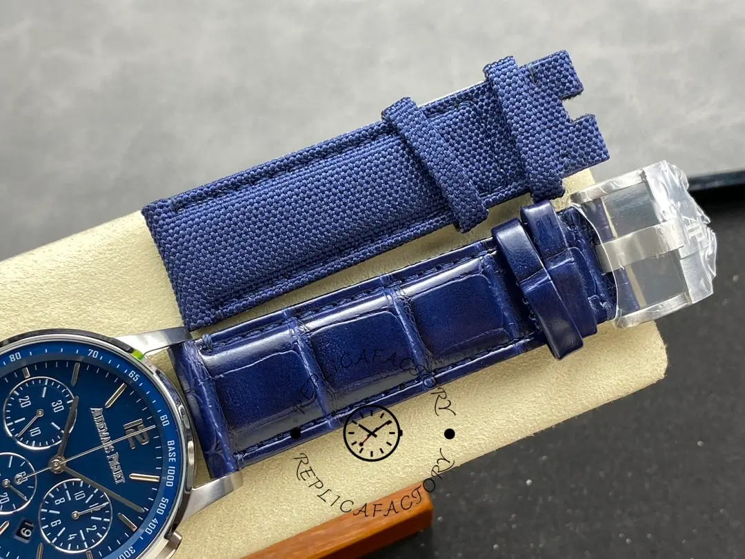 1:1 Clone AP Code 11.59 Chronograph 41mm 26393BC.OO.A321CR.01 Leather Strap