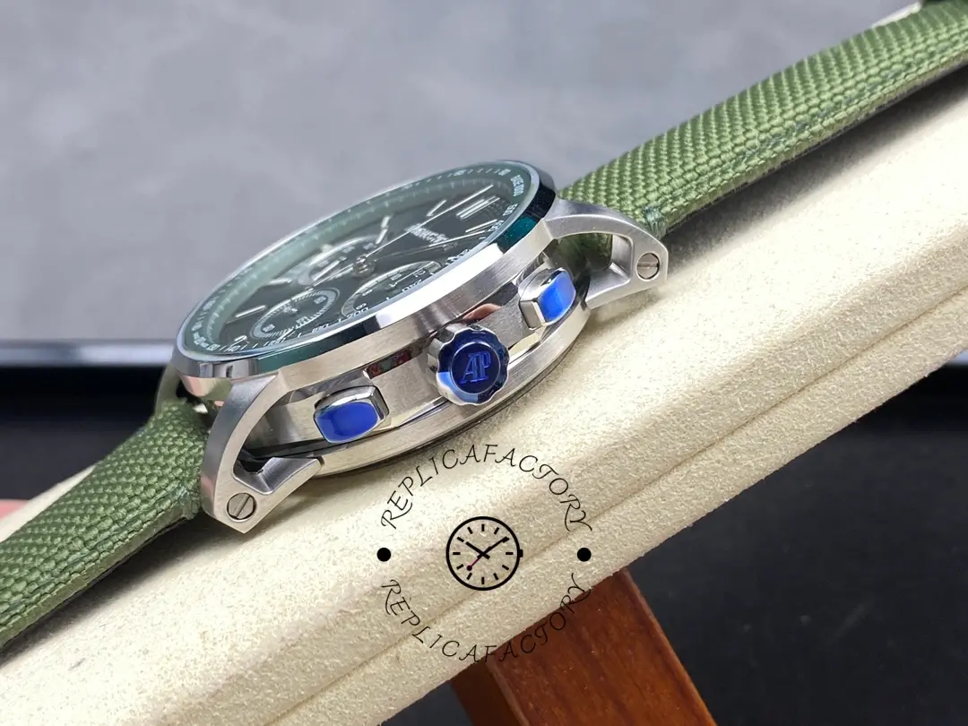 AP CODE 11.59 Chronograph Collection 1:1 Clone 26393ST.OO.A056KB.01 Green Dial
