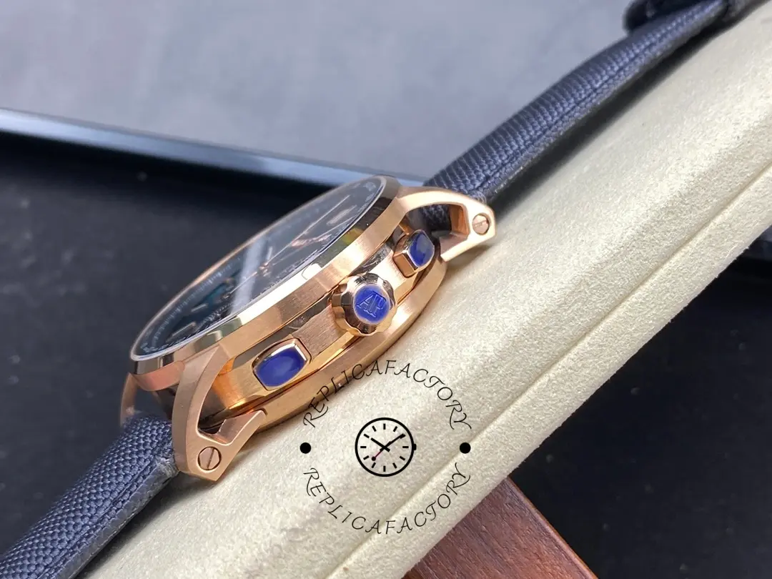 AP CODE 11.59 Selfwinding 41 Rose Gold Blue Strap 26393OR.OO.A348KB.01 Replica