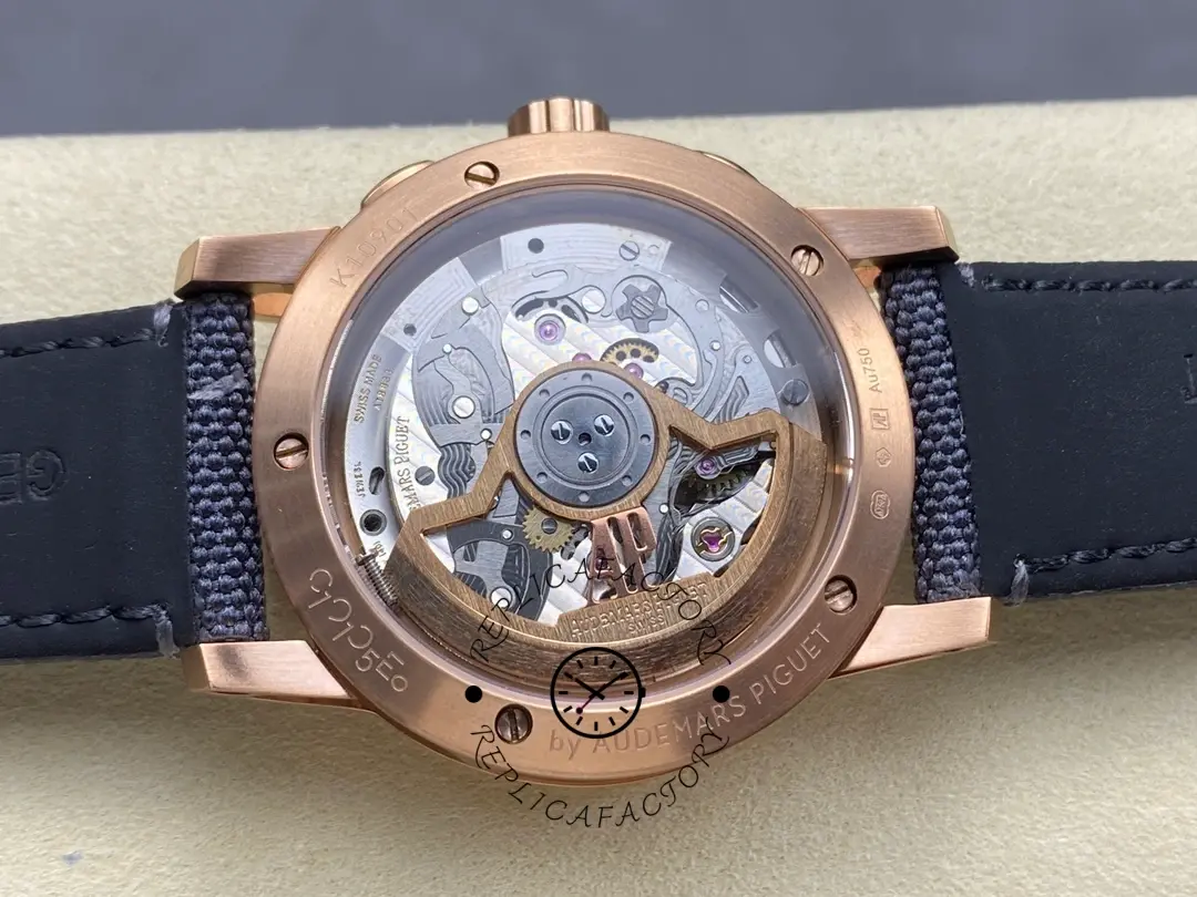 AP CODE 11.59 Selfwinding 41 Rose Gold Blue Strap 26393OR.OO.A348KB.01 Replica