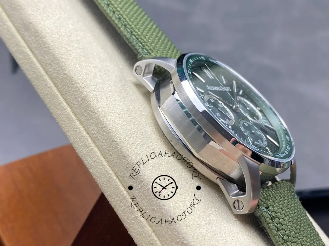 AP CODE 11.59 Chronograph Collection 1:1 Clone 26393ST.OO.A056KB.01 Green Dial