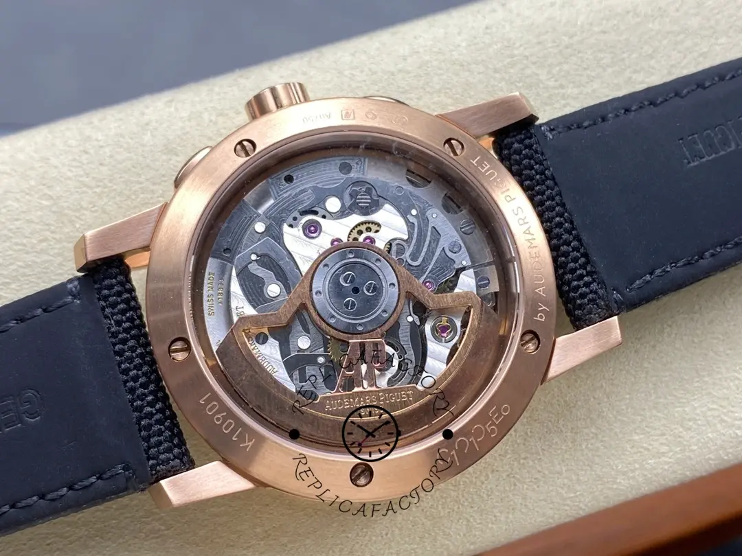 AP CODE 11.59 Replica 26393OR.OO.A002KB.01 Chronograph 41 Black Strap