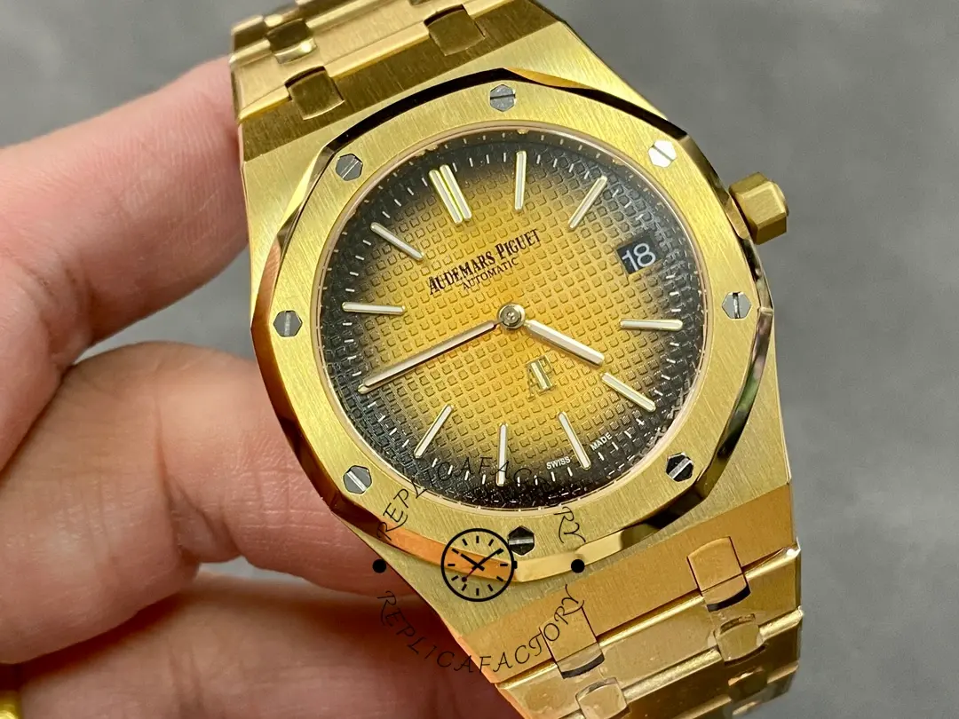 AP Royal Oak Extra-Thin 16202BA.OO.1240BA.01 Replica 50th Anniversary