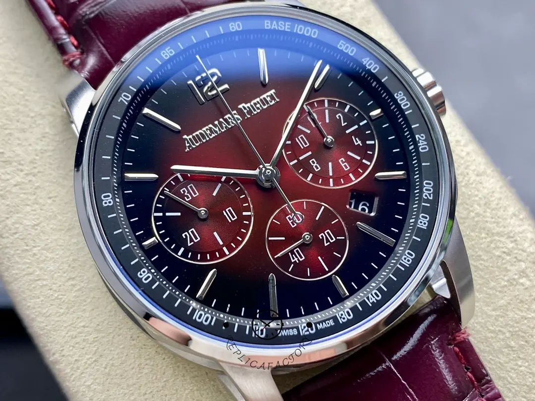 AP Code 11.59 Replica 41mm  26393BC.OO.A068CR.01 Cherry Red Dial Men's Watch