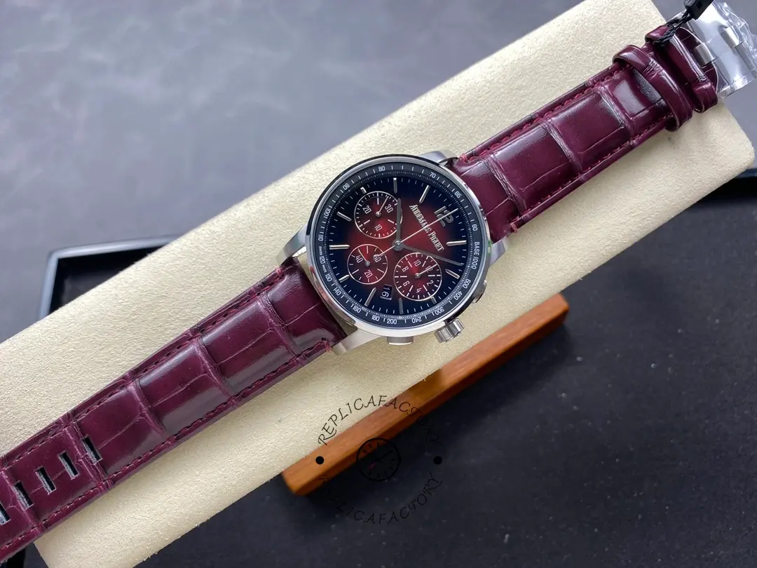 AP Code 11.59 Replica 41mm  26393BC.OO.A068CR.01 Cherry Red Dial Men's Watch