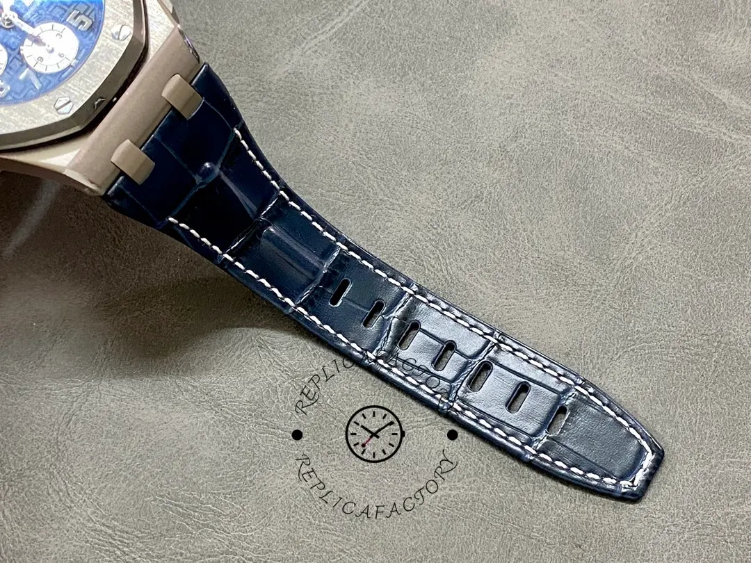 AP 26470ST.OO.A027CA.01 Royal Oak Offshore Replica Navy Leather 42mm Chrono