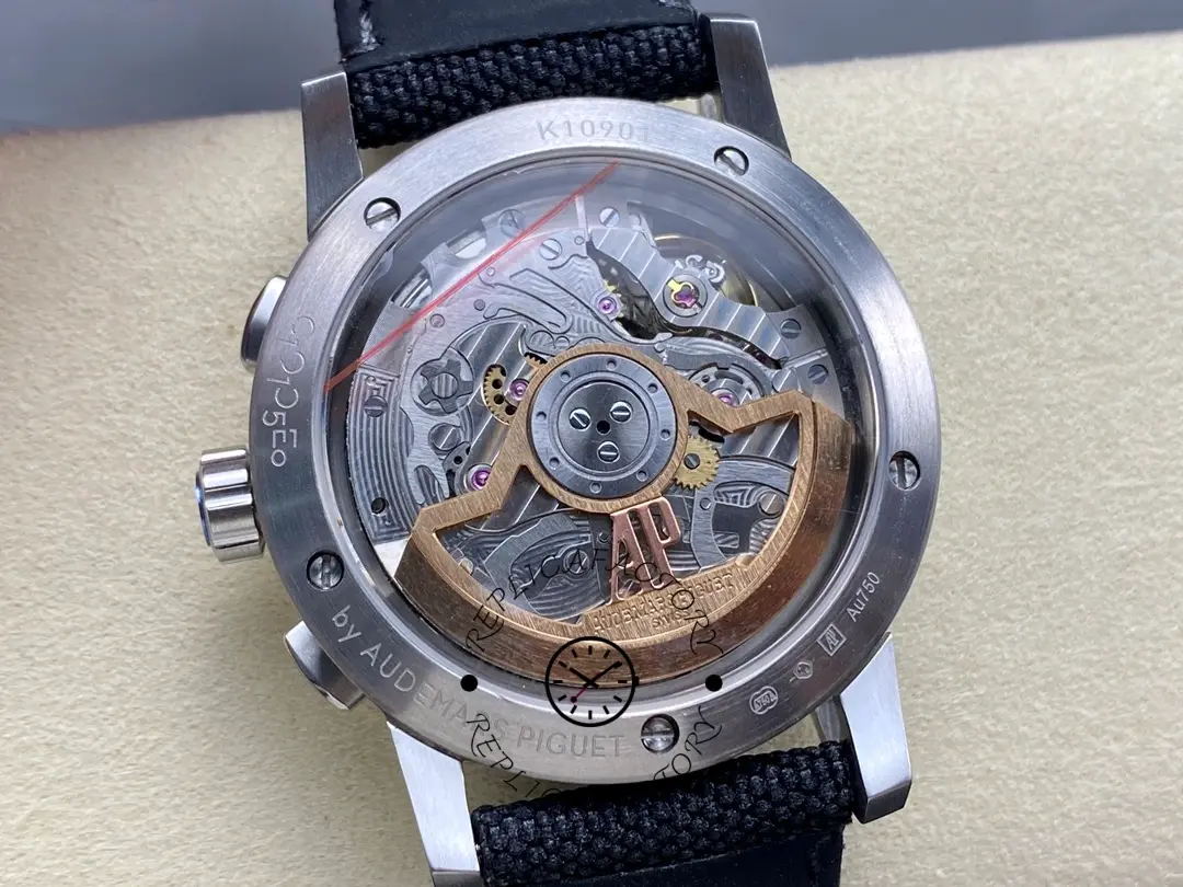 AP CODE 11.59 Smoked Blue Dial 1:1 Clone 26393BC.OO.A002KB.01 Nylon Strap