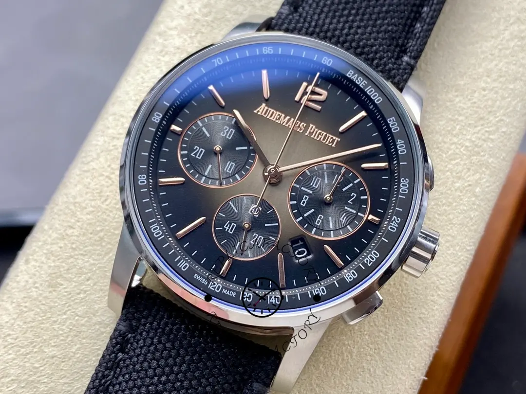 Code 11.59 AP Selfwinding 1:1 Clone 26393CR.OO.A002KB.01 Smoked Lacquered Gray Dial