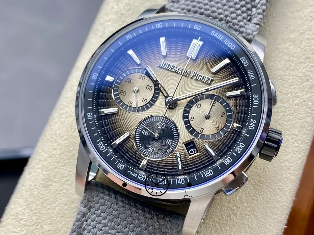 AP 26393QT.OO.A064KB.01 Code 11.59 Chronograph 41 Smoked Beige 1:1 Clone