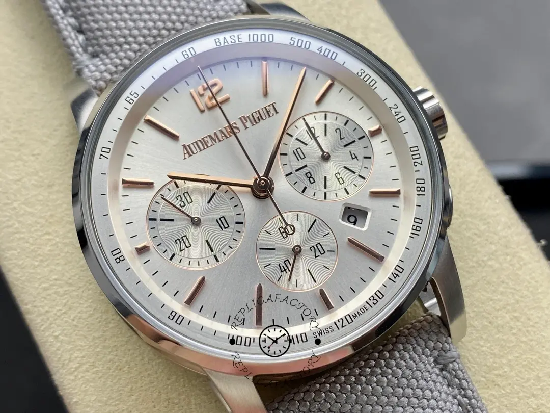 Luxury Replica AP 26393CR.OO.A009CR.01 CODE 11.59 41 Silvered Dial