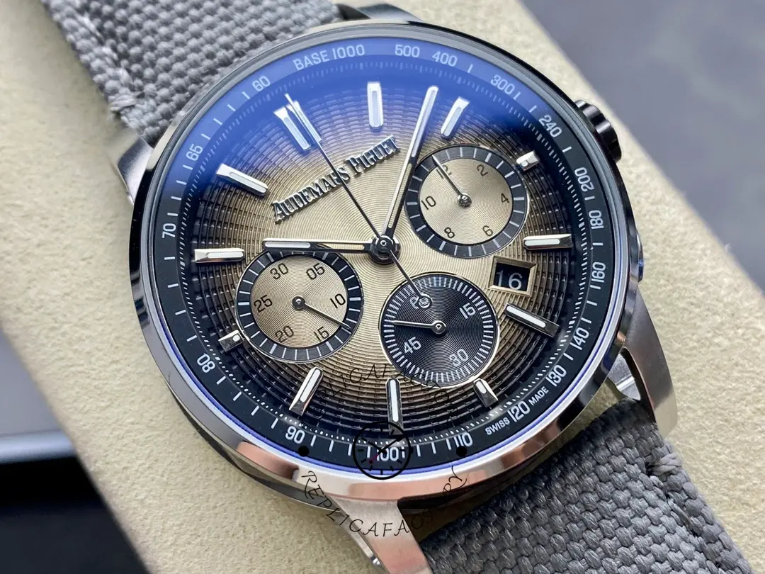 AP 26393QT.OO.A064KB.01 Code 11.59 Chronograph 41 Smoked Beige 1:1 Clone