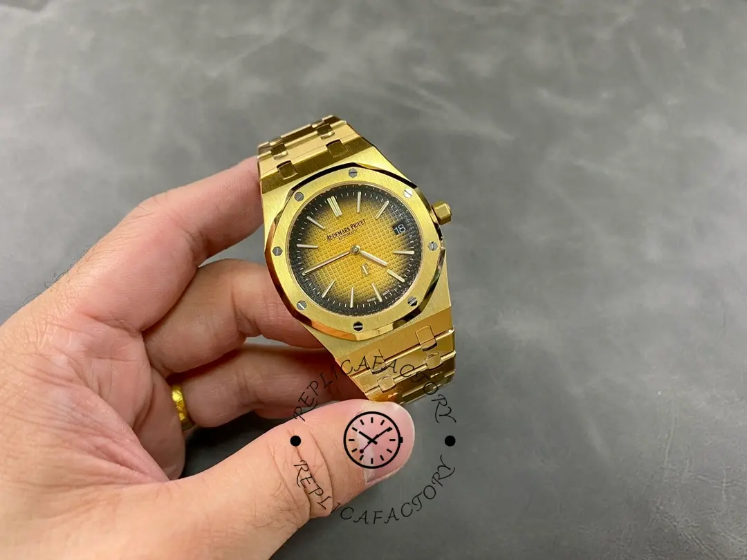 AP Royal Oak Extra-Thin 16202BA.OO.1240BA.01 Replica 50th Anniversary