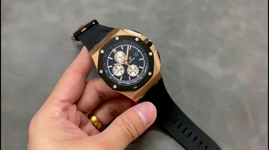 1:1 Clone AP Royal Oak Offshore Black Rubber 26401RO.OO.A002CA.01 Automatic 44