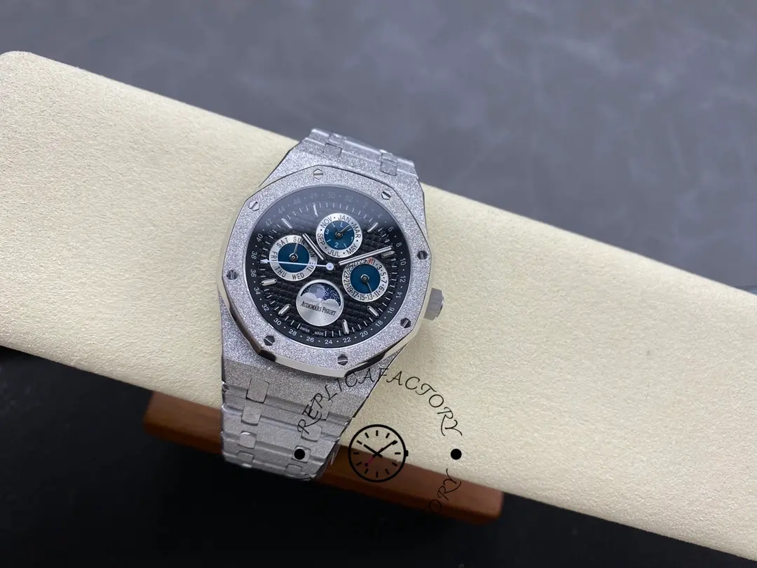 AP 1:1 Clone Royal Oak Perpetual Calendar 26574BC.GG.1224BC.01 Black Dial