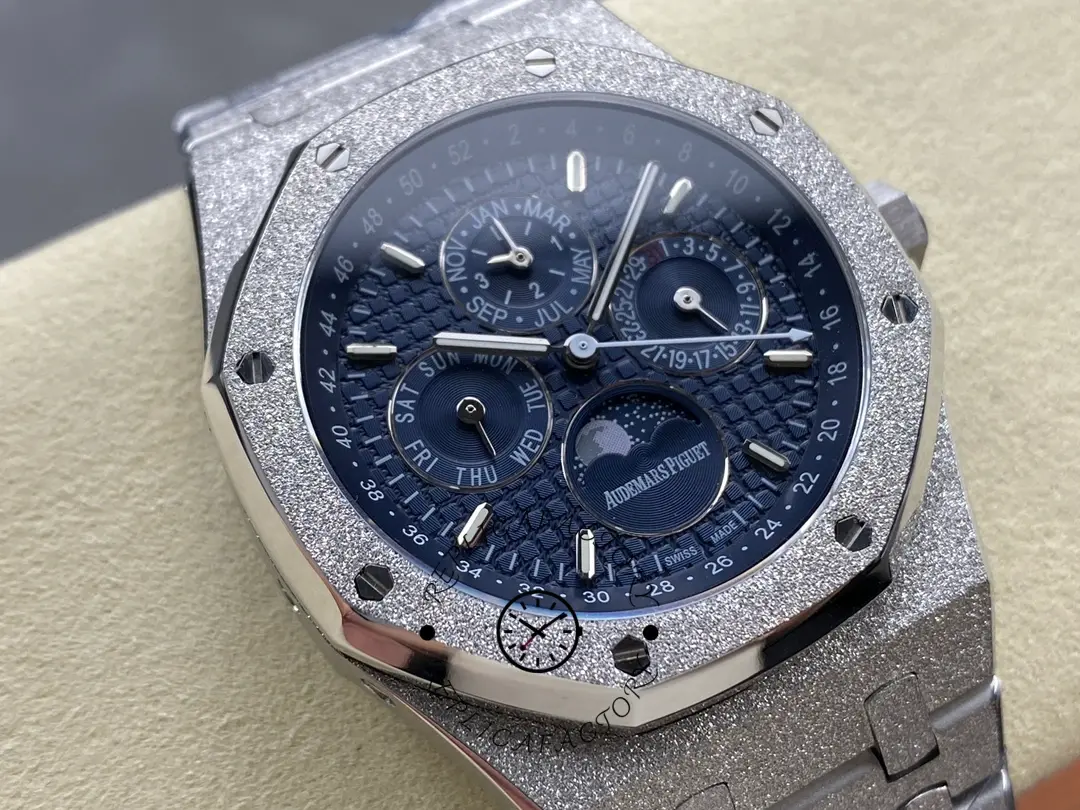 AP 26574ST.OO.1220ST.02 Royal Oak Perpetual Calendar 1:1 Clone 41 Frosted Watch