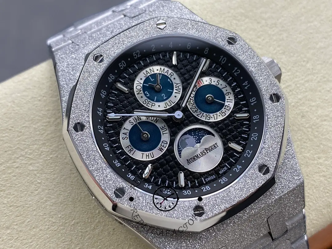 AP 1:1 Clone Royal Oak Perpetual Calendar 26574BC.GG.1224BC.01 Black Dial