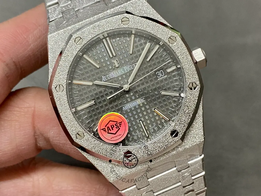 AP Royal Oak 1:1 Clone 41 Frosted White Gold 15410BC.GG.1224BC.01 Gray Dial