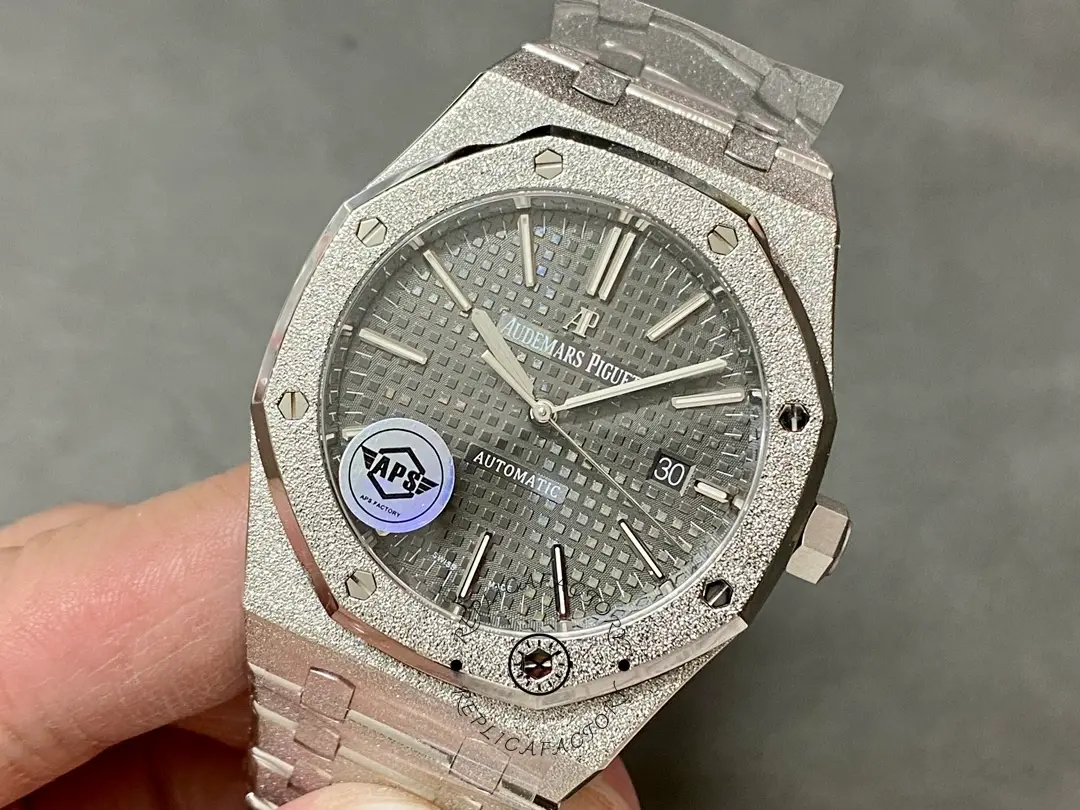 AP Royal Oak 1:1 Clone 41 Frosted White Gold 15410BC.GG.1224BC.01 Gray Dial