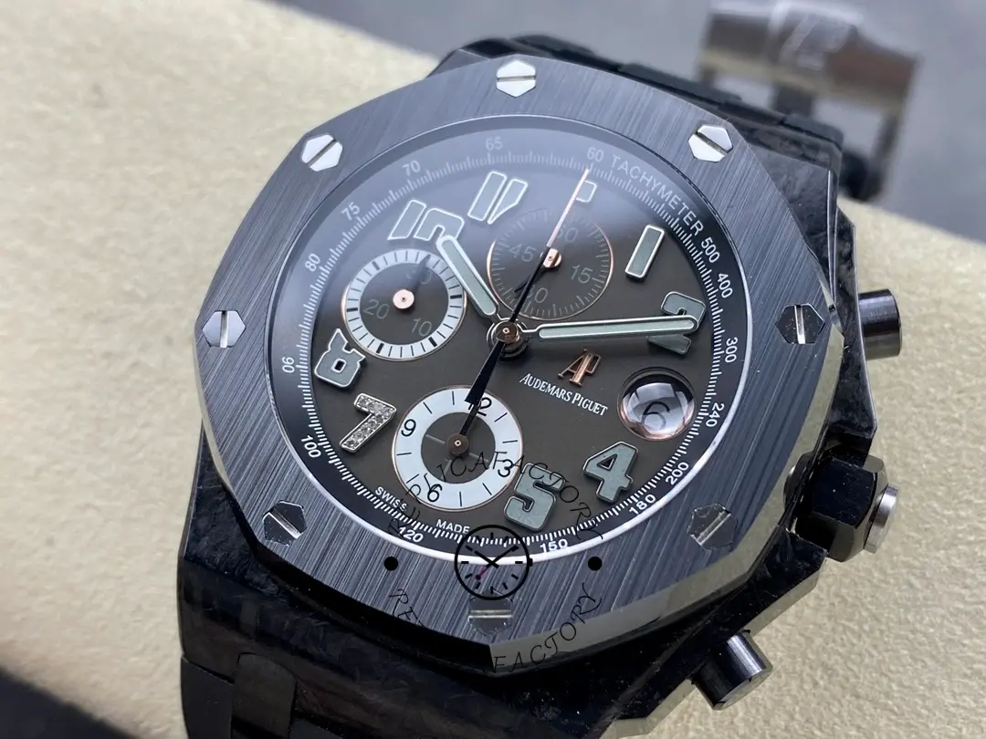 AP Royal Oak Offshore Forged Carbon Ginza7 26205AU.OO.D002CR.01 Replica Chronograph 42