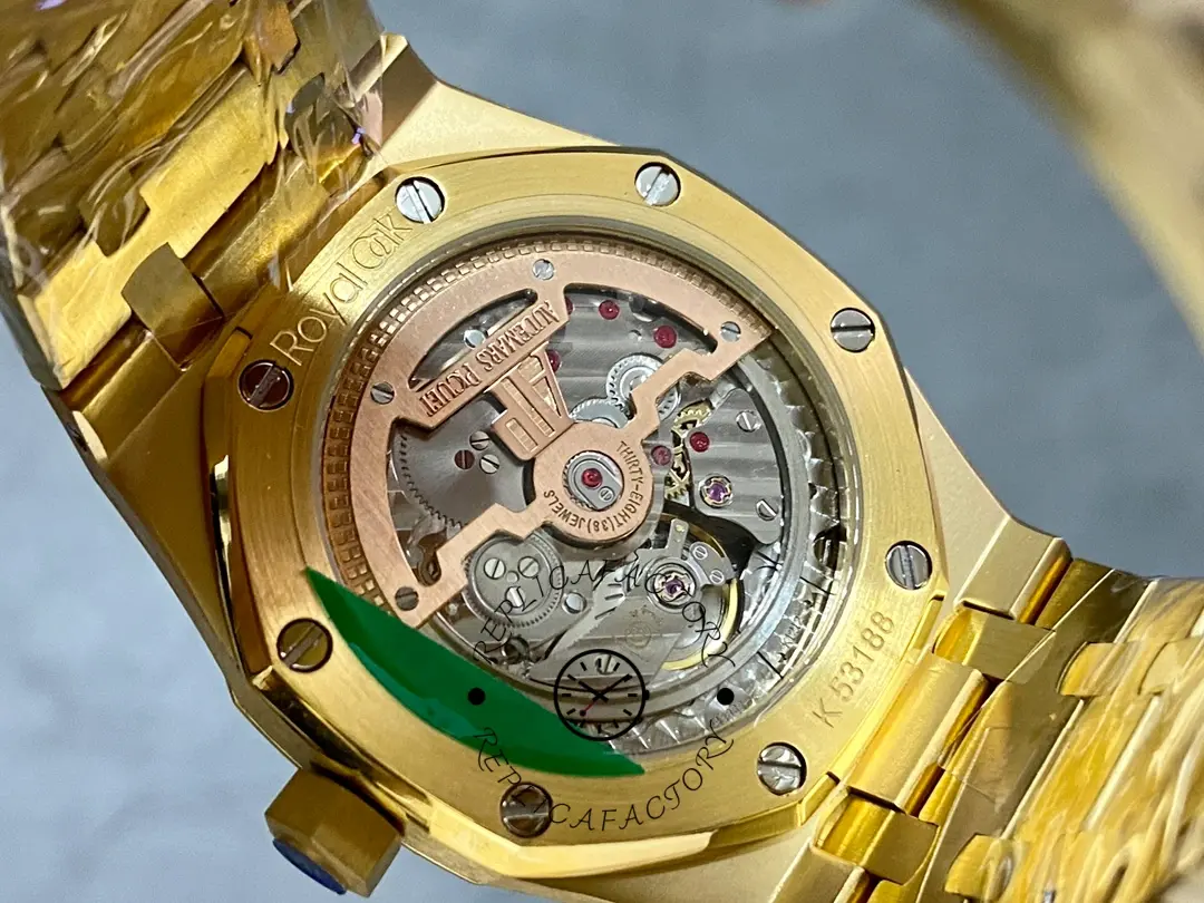 AP Royal Oak Jumbo Extra-Thin 1:1 Clone 15202BA.OO.1240BA.02 Champagne Dial